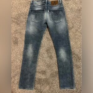 Gucci Men's Dark Wash Skinny Jeans